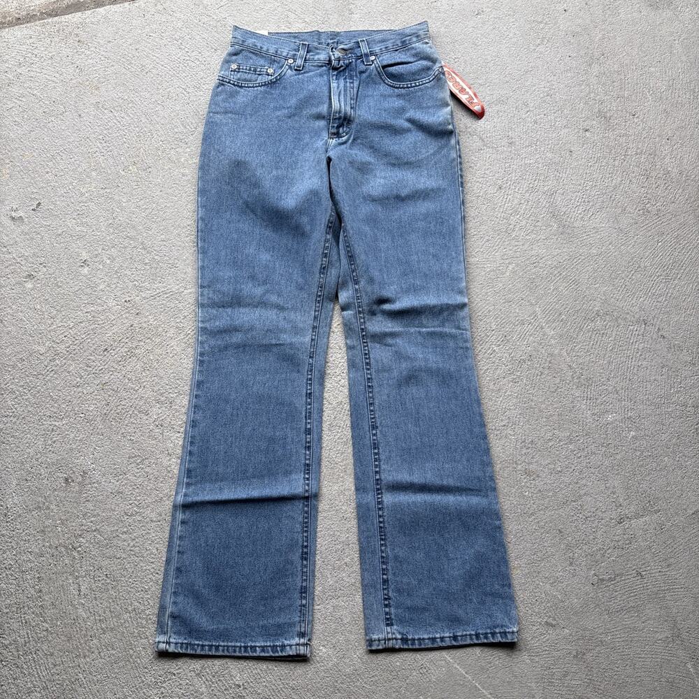 Deadstock Vintage Denim Lee Junior Flare Relaxed Fit 9 M Jeans Made USA NWT